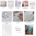 thumbnail image 3 of Paint by Numbers Kit for Adults, Parrot With Waterfall And Flowers Paint by Numbers, Easy Paint by Numbers Kit for Adults Beginner, DIY Adult Paint by Number Kits on Canvas, 12x16in Home Decor, 3 of 7