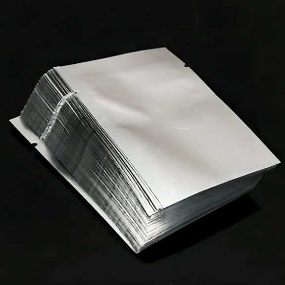 ACDANC 100Pcs Textured/Embossed Mylar Aluminum Foil Vacuum Sealer Bags – Quart Size Hot Seal Commercial Grade Food Sealer Bags for Food Storage and Sous Vide