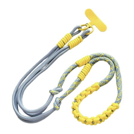Braided Phone Lanyard Anti-Slip Clip Holder For Smartphones Keys Multi-Use Travel Gym Accessories