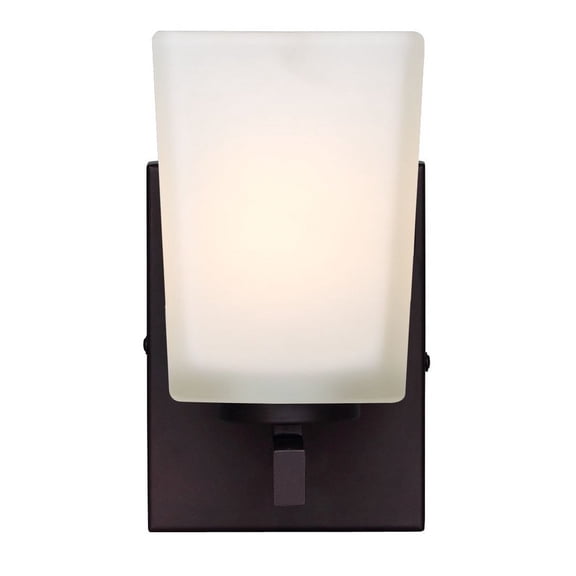 IVL472A01ORB Canarm Inc Hartley - 1 Light Bath Vanity-8.5 Inches Tall and 6 Inches Wide-Oil Rubbed Bronze Finish