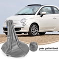 thumbnail image 2 of Gear Stick Shift Knob Gaiter Boot Cover For 500 500c Panda 03-12, 2 of 9