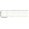 thumbnail image 2 of Ambesonne Gingko Fabric by the Yard Upholstery, Maidenhair Green Tree Leaves, 5 Yards, Pale Green and White, 2 of 4