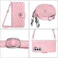 thumbnail image 4 of for Samsung Galaxy S23 Wallet Case, Elegant Card Holder Cash Slot PU Leather Kickstand Shoulder Strap Shockproof Protective Flip Women Girls Case Cover for Samsung Galaxy S23, Pink, 4 of 6