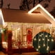 thumbnail image 2 of Decoraciones navideñas 2025 luces de cortina de carámbanos LED 4M*0,3/0,6M Enchufe UE/EE. UU. Guirnaldas de calles en la casa Conn impermeable, 2 of 5