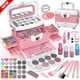 thumbnail image 1 of Kit de juguete de maquillaje juguete de belleza de maquillaje lavable para niños con caja de cosméticos portátil Nw1 [ege], 1 of 3
