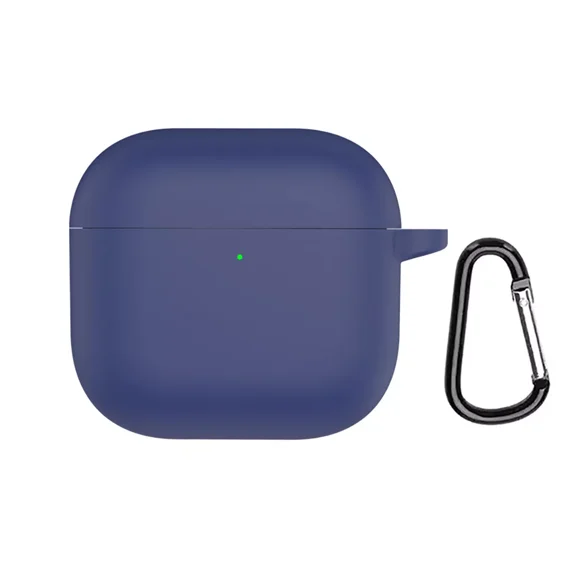 GadgetCom Replacement Case Compatible with Apple AirPods 4 , Full Protection Silicone Earbuds Pouch Cover With Clip Hook