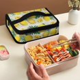 thumbnail image 4 of KUIFORTI Lemon Laptop Lunch Bag Durable Washable Handbag Leakproof Lunch Box Zipper Pouch School Satchel Bag for Travel Hiking Camping, 4 of 7