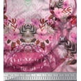 thumbnail image 2 of Soimoi Rayon Fabric Floral & Panel Print Fabric by The Yard 42 Inch Wide, 2 of 3