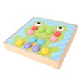 thumbnail image 1 of Mushroom Nail Toy, Safe Mushroom Peg Puzzle Mix Color Educational Color Recognition With Storage Box Paperboard For School For Toodlers, 1 of 8