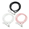 thumbnail image 3 of MasteelfCA 3PCS Artificial Pearl String Beads Rope Stylish Threading Pearls Chain Delicate Manual String Beads Rope Creative DIY Clothes Accessories Phone Lanyard, 3 of 8