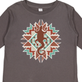 thumbnail image 4 of Inktastic Southwestern Native Pattern Lizard Boys or Girls Long Sleeve Toddler T-Shirt, 4 of 5