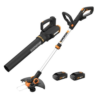 Worx WG928 20V Power Share GT 3.0 Trimmer & Turbine Blower (Batteries & Charger Included)