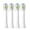 4pcs White, variant on Replacement Brush Heads Compatible with Philips Sonicare Electric Toothbrush Fit for EasyClean, Gum Health, FlexCare, Healthy