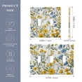 thumbnail image 2 of Yayeee Toggle Light Switch Wall Plate 3-Gang 6.37"x4.48" Decorative Outlet Cover, Yellow Floral, 2 of 7