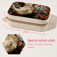 thumbnail image 5 of Rhino Velvet Travel Organizer with Removable Compartment - Portable Jewelry Necklace Organizer Box - Gift, 5 of 7