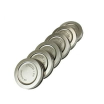Trellis & Co. Stamped Stainless Steel Wide Mouth Mason Jar Lids