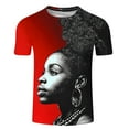 thumbnail image 3 of Zylanna Men's Casual T-Shirts, Fashion Black History Month Crew Neck Short Sleeve Shirts for Men Tee Multicolor Size 2XL, 3 of 4