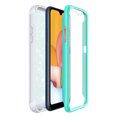 thumbnail image 3 of Value Pack and for Samsung Galaxy A01 015 Case Phone Case Dual Layer Glitter Full-Body Rugged Clear Back Case Drop Resistant Shockproof Case with Built In Screen Protector (Teal), 3 of 4