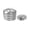 Silver/Mirror, variant on Church Communion Ware Set of 5 | 3 Holy Wine Trays + 2 Stackable Bread Plates with Lids | Matte Stainless Steel Communion Supplies