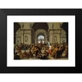 thumbnail image 2 of Jean-Jacques Forty 14x11 Black Modern Framed Museum Art Print Titled - Allegory, the Peoples of the World Paying Homage to the Supreme Being (1794), 2 of 5