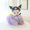 thumbnail image 2 of Cojín de peluche grande de la serie High Beauty Day de Sanrio, demonio Baku Kuromi, juguete para niños, regalo de cumpleaños, 2 of 5