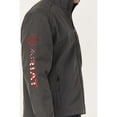 thumbnail image 3 of Ariat Men's Logo 2.0 Americana Charcoal Grey Softshell Jacket (Small, Regular), 3 of 4