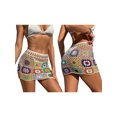 thumbnail image 2 of LMLYSoH Women Bikini Cover up Skirt Summer Crochet Floral Cutout Swimsuit Bottom Cover up for Beach Swimwear Bathing Suit, 2 of 8