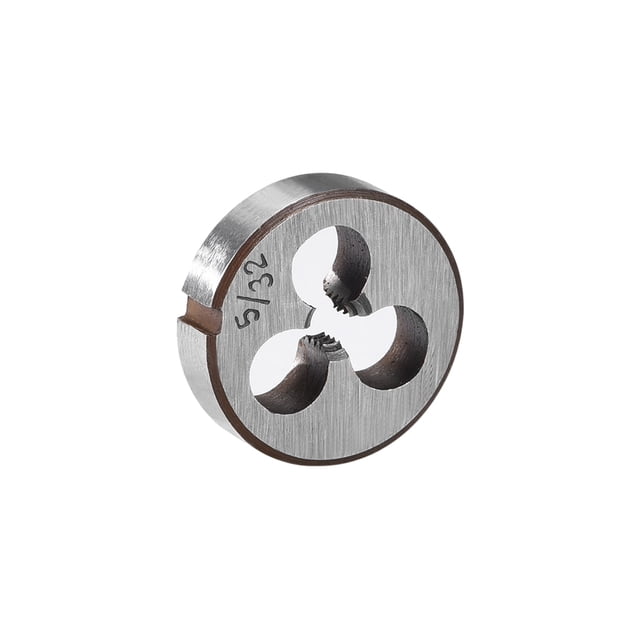 Dados de roscado redondos de acero aleado Uxcell 5/32"-32 BSW