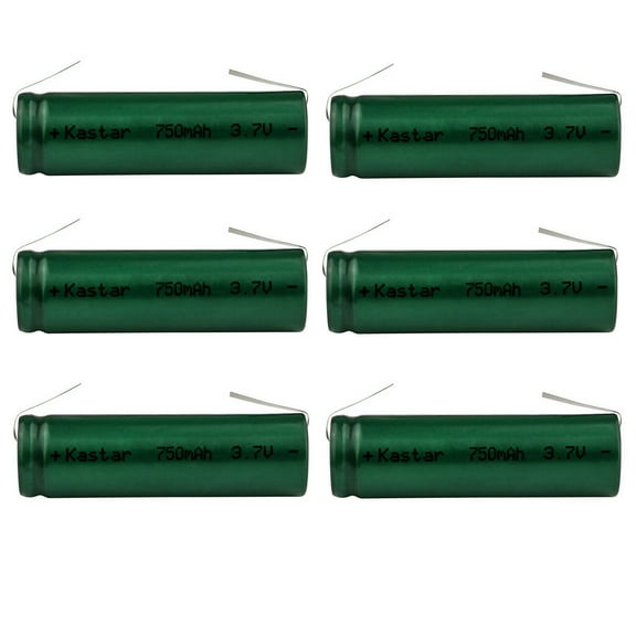Kastar 6 Pcs Li-ion Battery Replacement for Sonicare Electronic Brush US145OO, SE VS145OOOV, K V112MSF17Z, SE US145OOGR, US145OOV, AA 145OO, Li-Mn, Li-Manga, IMR145OO, PHILIP 036-11290