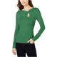 thumbnail image 2 of Suéter con Cuello torcido I-N-C para mujer verde XXL, 2 of 2
