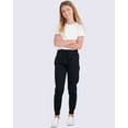 thumbnail image 4 of 3 Pack: Girls' Fleece Joggers Soft Active Performance Casual Sweatpants(Ages 7-16), 4 of 5