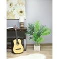 thumbnail image 3 of The Mod Greenhouse 42" Artificial Green Areca Palm Tree in a Matte Black Grower's Pot, 3 of 5