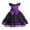 Purple, variant on Elegant Girls Halloween Pageant Dress with Bowknot Detail for Party and Events