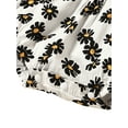 thumbnail image 5 of Dewadbow Newborn Baby Girls Floral Rompers Straps Jumpsuit Summer Outfit, 5 of 6
