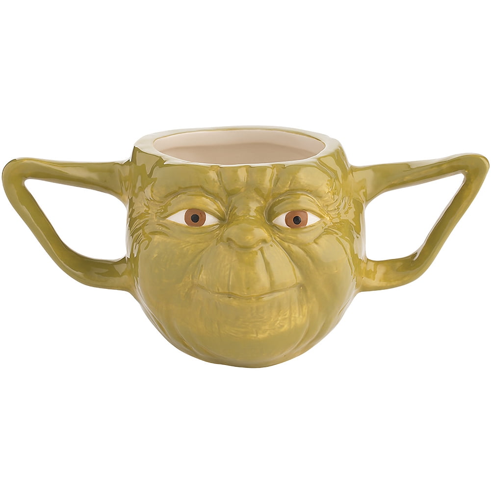 Disney Star Wars Yoda 16oz Ceramic Coffee Mug Sculpted Hot Beverage Tea