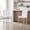 White + Silver, variant on Bar Stools Set of 2,Black Crocodile Leather Barstools, PVC Leather Upholstered Bar Stools, Counter Height Bar Chairs for Kitchen Island, Dining Area - Silver