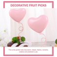 thumbnail image 3 of Valentine's Day Heart Cake Picks for Decoration 36Pcs Pink Cupcake Toppers, 3 of 3