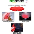 thumbnail image 5 of Esponja de silicona para lavavajillas de 3 piezas: esponja milagrosa para cocina de inducción, esponja lavable multiusos 3 en 1, roja Sailing Electrónica, 5 of 5