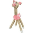 thumbnail image 2 of Pet Life DT2BR Jute And Rope Giraffe Cow Pet Toy - Brown- One Size, 2 of 2