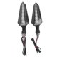 thumbnail image 1 of 1 par DC12V motocicleta señal de giro de 2 vías Universal IPX6 luz indicadora de LED impermeable para moto, 1 of 5