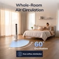 thumbnail image 4 of Lasko 38" 4-Speed Oscillating, Remote, 8-Hour Timer Tower Fan T38400, 4 of 12