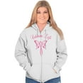 thumbnail image 5 of Celebrate Life Breast Cancer Support Zip Hoodie Sweatshirt Women Brisco Brands S, 5 of 6