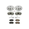 thumbnail image 2 of PowerStop Front Stock Replacement Brake Pad and Rotor Kit with Calipers Fits: CHEVROLET PONTIAC SATURN Select Models KCOE1604, 2 of 5