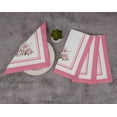 thumbnail image 5 of Vargottam Napkins Spring Tea PartyPrint, DinnerNapkins , 100 % Cotton, Set of 4 ReusableNapkins Set, Size 20X20 Inch,White19,OversizedClothNapkins, 5 of 8