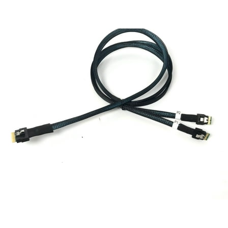 ‌SlimSAS 8i S‌FF-8654 to 2 X SlimSAS 4i Cable - 50CM