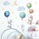 thumbnail image 4 of Calcomanías de pared personalizadas, animales de acuarela con nombre, pegatinas de pared para habitación de niños, habitación de bebé, sala de juegos para niñas, 4 of 5