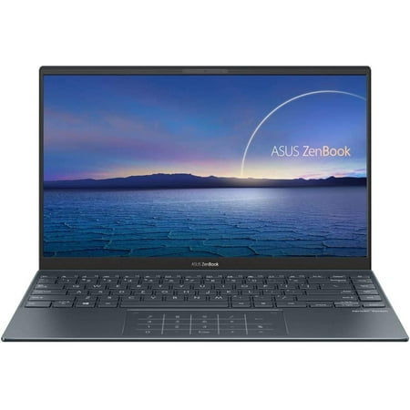 ASUS ZenBook 13 Ultra-Slim Laptop, 13.3” OLED FHD NanoEdge Bezel Display, Intel Core i7-1165G7, 8GB LPDDR4X RAM, 512GB SSD, NumberPad, Thunderbolt 4, Wi-Fi 6, Windows 10 Home, Pine Grey, UX325EA-ES71