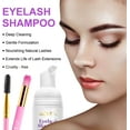thumbnail image 3 of Aliver Eyelash Shampoo 50ml + Wand + Brush Eyelash Cleanser Lash Extensions Wash Lash Wash Eyelash Enhancer Mascara, Lash Bath Lash Cleaner 1.7 oz Purple, 3 of 10