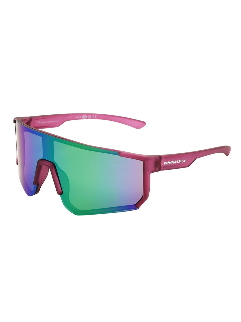 Panama Jack® x Foster Grant® Purple Shield Unisex Sunglasses