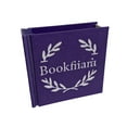 thumbnail image 2 of 1PC Book Shaped Bookmark Holders Home Office Desk Bookmark Holder Ornaments Gift for Friends Decor Personalized Gifts Storage Box for Bookmark,3D Printed Decorative Items For Pen Holders(Purple), 2 of 7